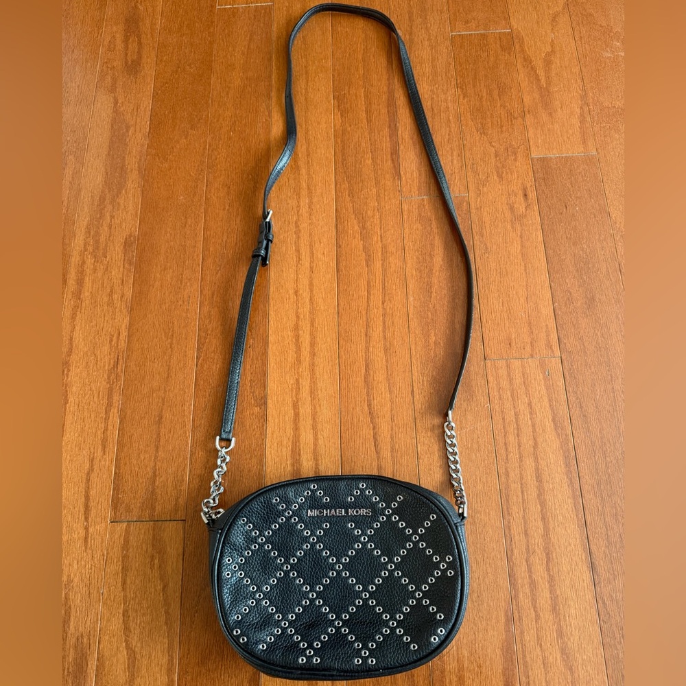 Michael Kors Ginny Grommet Crossbody Bag